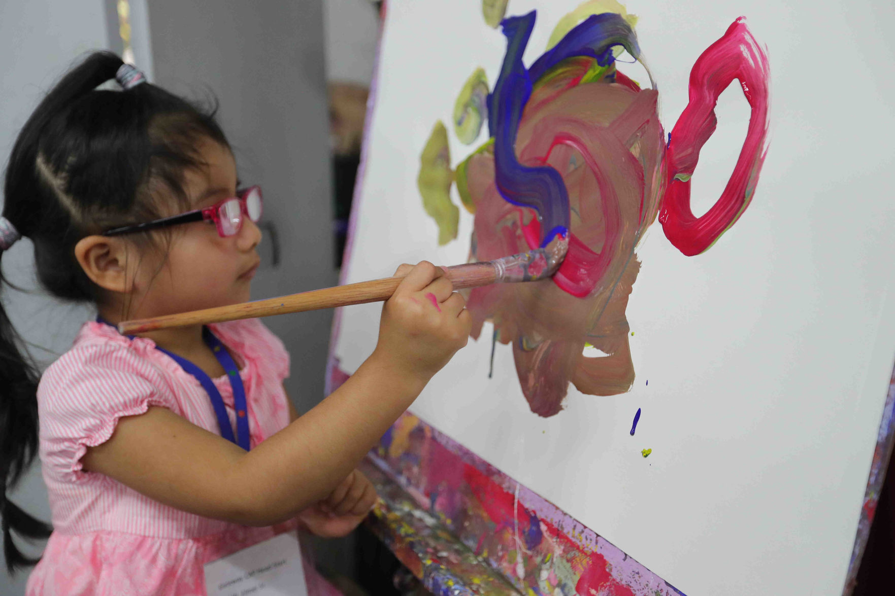Gateway Head Start of Vineland hands on art experience at The Barn Studio of Art